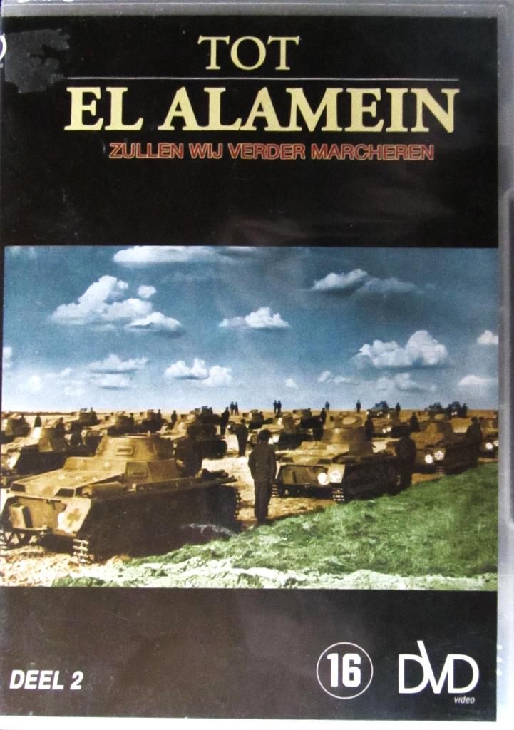 DVD OORLOG- TOT EL ALAMEIN, Cd's en Dvd's, Alle leeftijden, Ophalen of Verzenden, Zo goed als nieuw, Oorlog