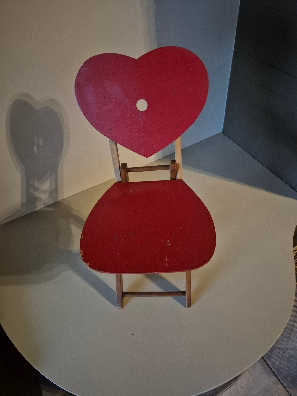 vintage poppestoetje, Ophalen