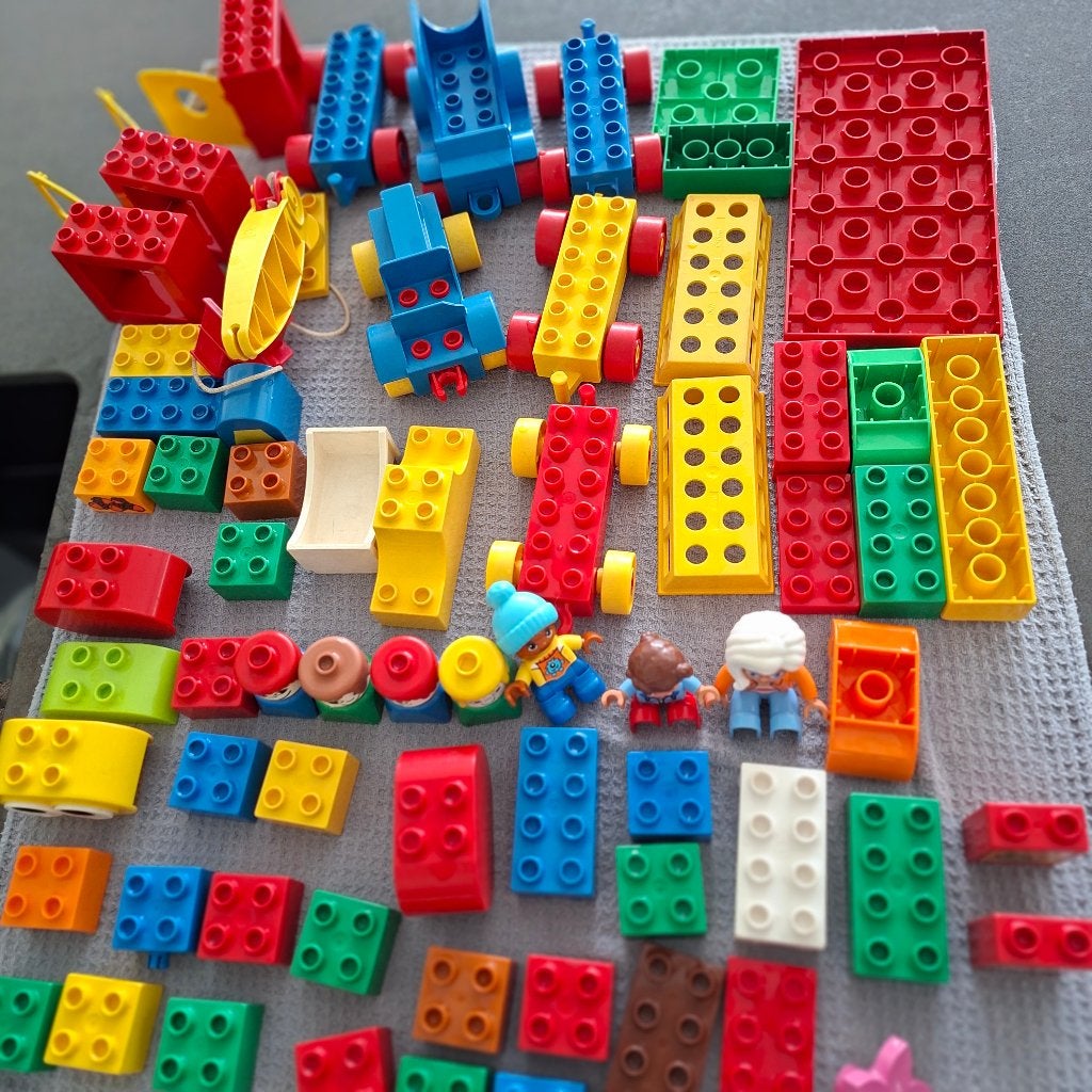 Duplo blokken. 67 stuks netjes afgewassen, Enfants & Bébés, Jouets | Duplo & Lego, Enlèvement ou Envoi, Comme neuf, Briques en vrac