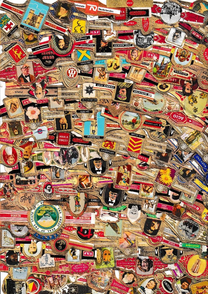 lot de 1000 pièces d'anciens bracelets à cigares de Varia,, Collections, Enlèvement ou Envoi, Utilisé, Bagues de cigare