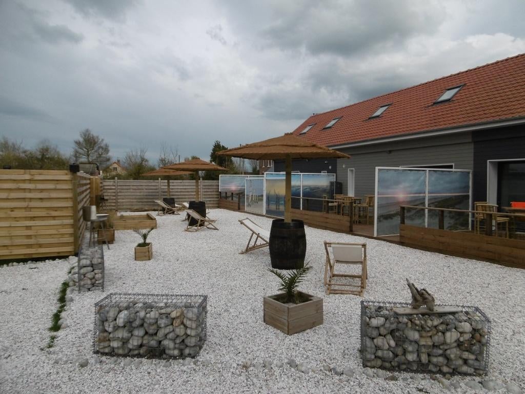 Huisje Baie de Somme la Mollière op 900m van het strand, Vakantie, 5 personen, Wasmachine, Dorp, 2 slaapkamers