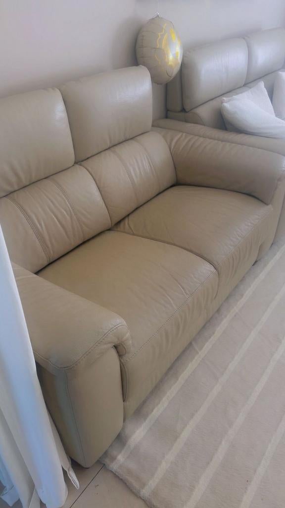 Chateau d'Ax leren banken met relax, Huis en Inrichting, Ophalen, Leer