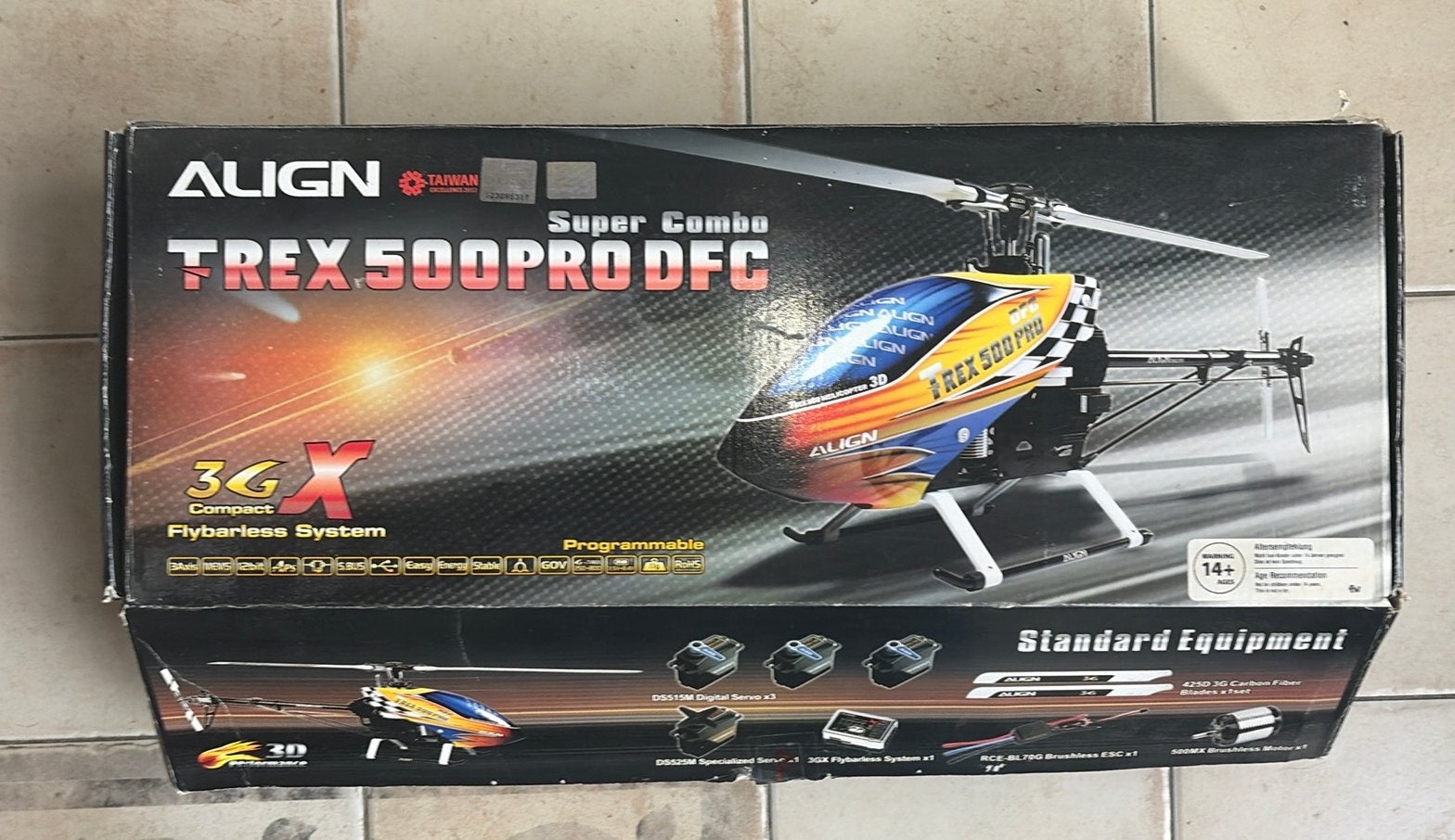 Align trex 500 pro dfc super combo, Ophalen, Zo goed als nieuw