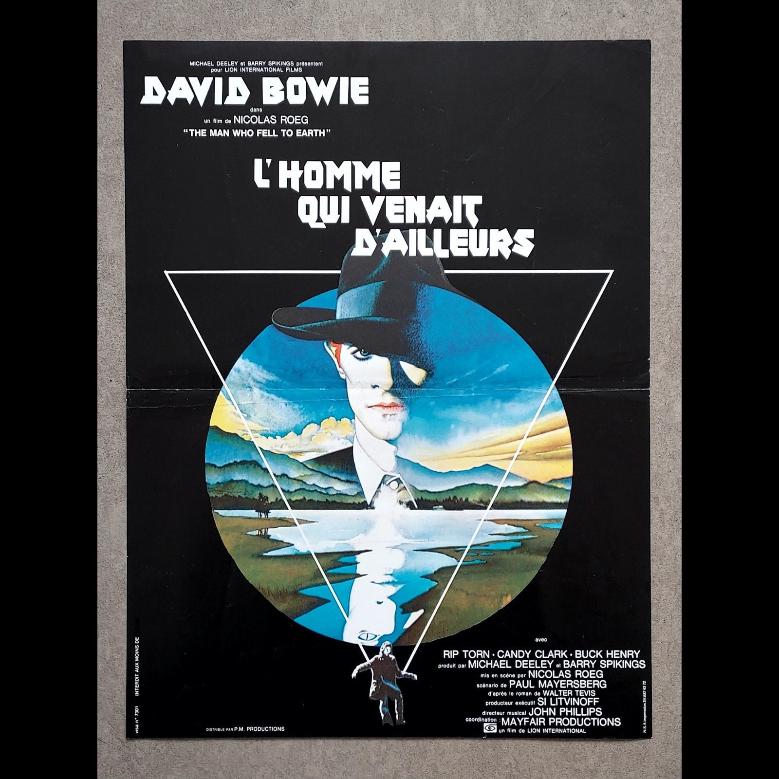 DAVID BOWIE The Man Who Fell to Earth 1976 poster, Verzamelen, Ophalen of Verzenden