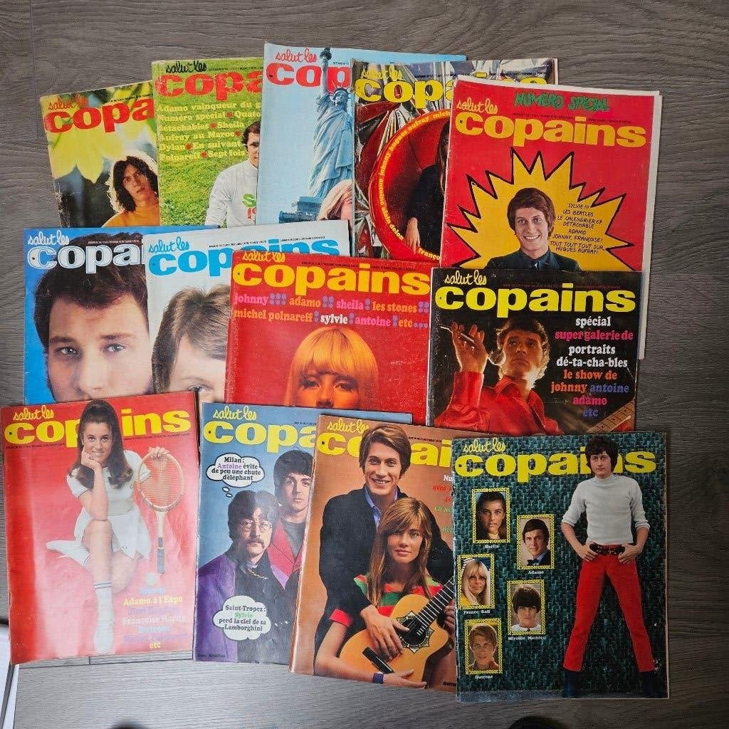14 Magazines "Salut les copains", Enlèvement, Utilisé