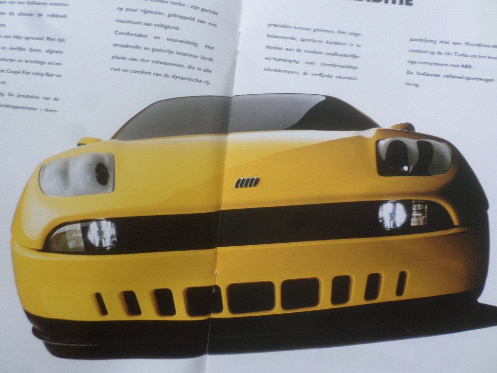 Fiat Coupe Brochure, Boeken, Ophalen of Verzenden