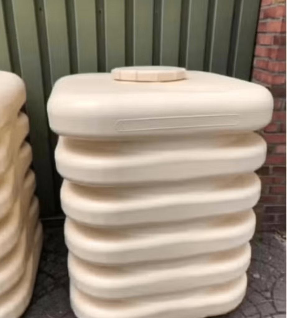 regenton 1000L, Ophalen, Gebruikt