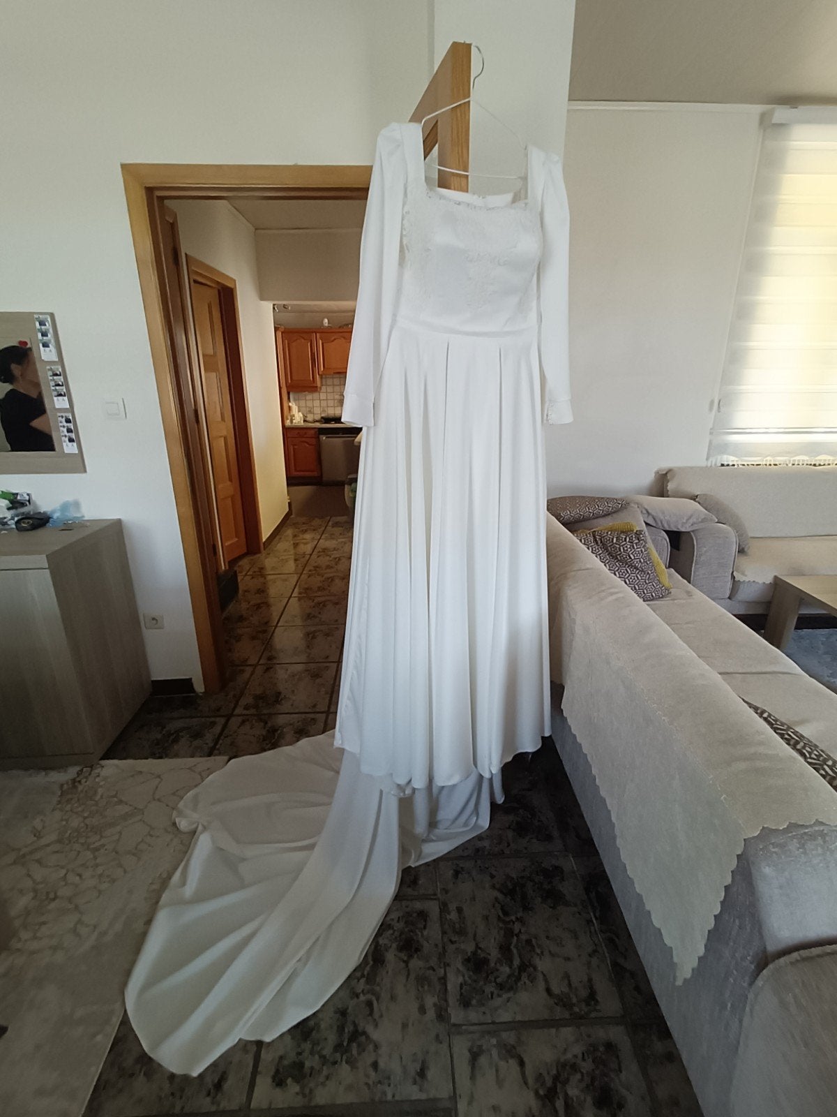 Robe de mariée Nikahlik, Enlèvement, Blanc, Robe de mariée