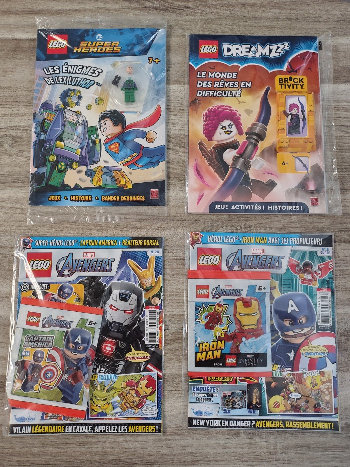 Lot 4 Magazines Lego, Enlèvement ou Envoi, Comme neuf