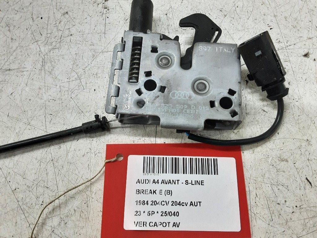 SERRURE CAPOT Audi A4 Avant (B9) (8W0823509D), Autos : Pièces & Accessoires, Mevr. I. Hauben, Audi, Utilisé, Rue de l'Espoir 34 34
4030  GRIVEGNÉE, BE