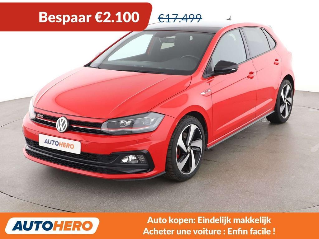 Volkswagen Polo 2.0 TSI GTI (bj 2018, automaat), Auto's, Stof, Gebruikt, Zwart, 1984 cc