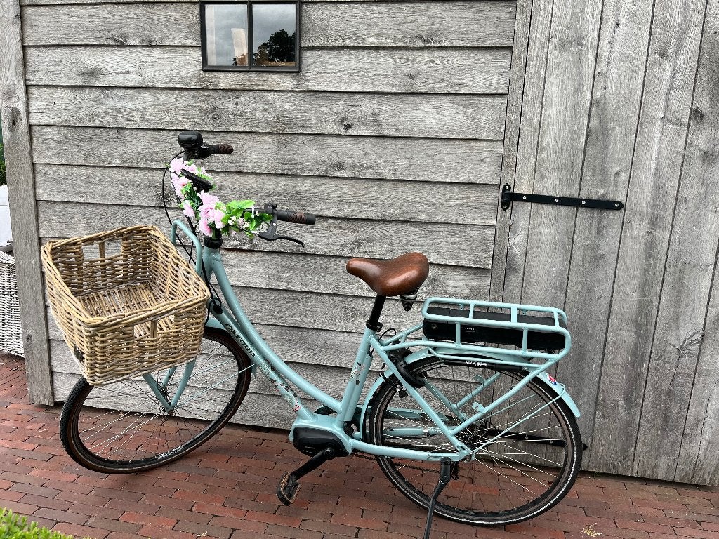 Elektrische damesfiets Oxford Fleur Retro met mand, Ophalen, Gebruikt, Overige merken, Versnellingen
