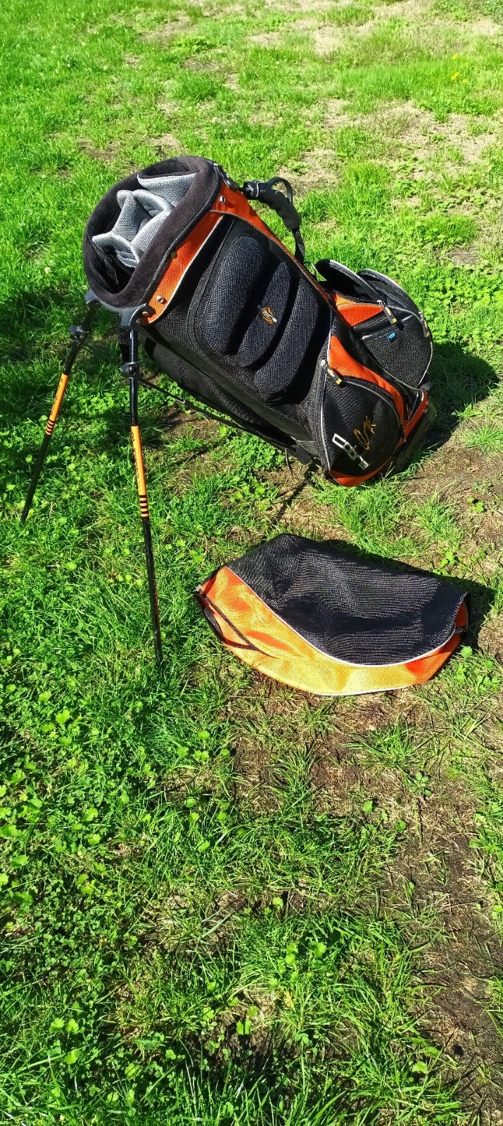 Titel:Cobra King Golfstandtas (Zwart/Oranje) – Full Size, Sport en Fitness, Ophalen of Verzenden