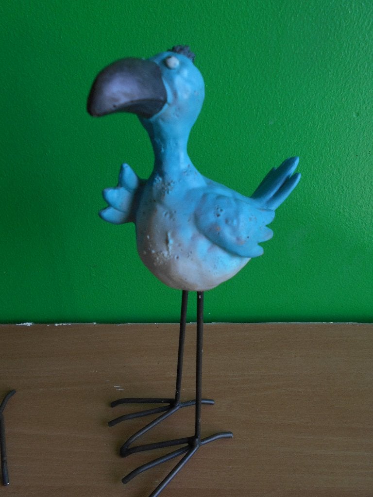 NEUVE : JOLIE DECORATION D OISEAU 20 CM EN POLYRESINE, Maison & Meubles, Enlèvement, Neuf, Autres matériaux