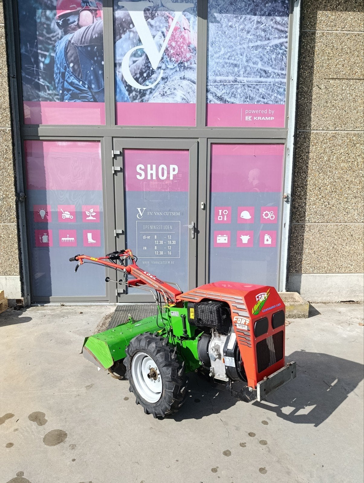 fort motoculteur, Enlèvement