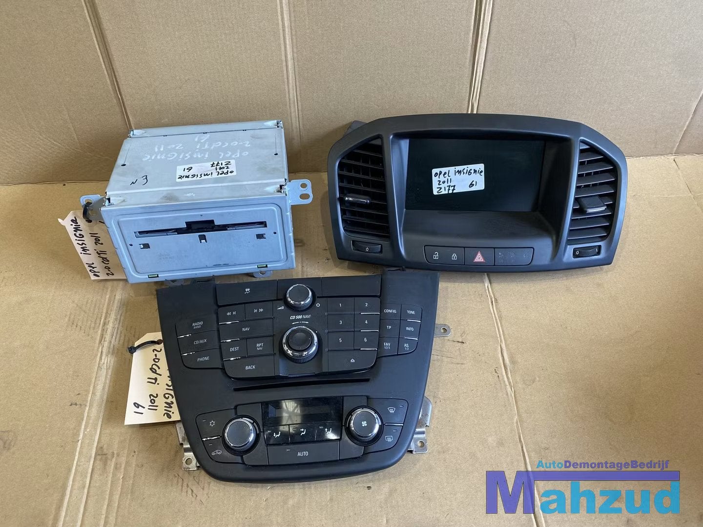 OPEL INSIGNIA A Middenconsole compleet scherm radio cd spele, Auto-onderdelen, Gebruikt, Opel Automobile GmbH, Kontakt@opel-infoservice.de