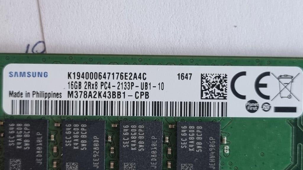 16 GB DDR4 2133 (PC4-17000) 2Rx8 - Samsung, Computers en Software, RAM geheugen, DDR4, Ophalen of Verzenden, Zo goed als nieuw