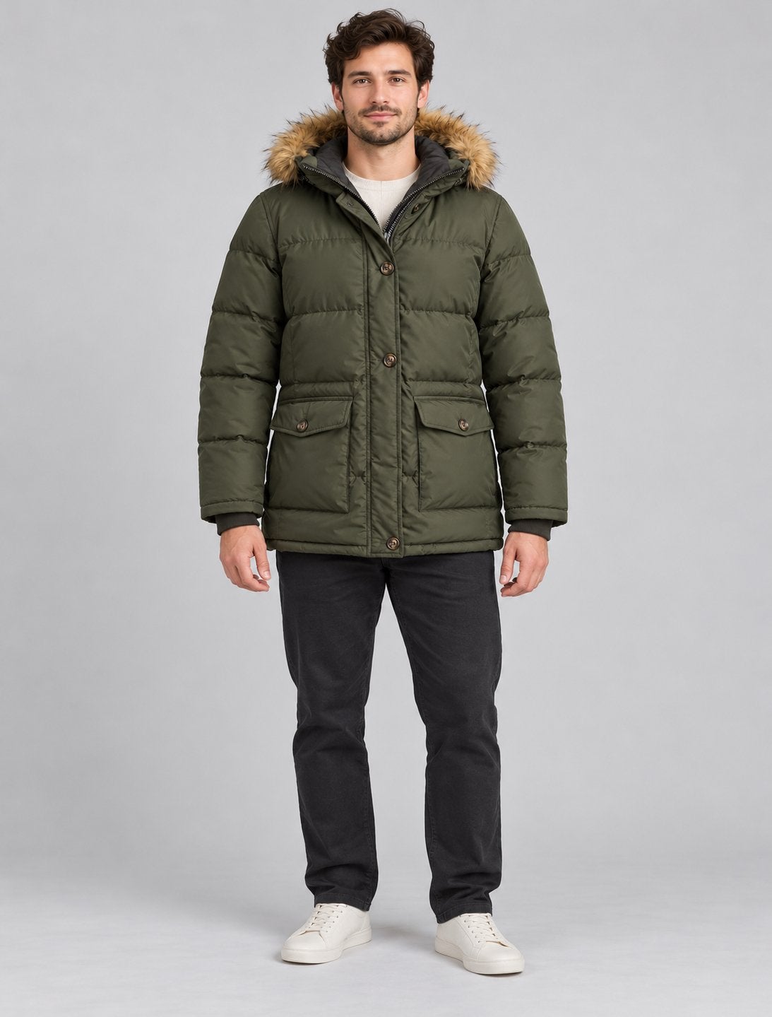 Veste d'hiver épaisse Schott, Enlèvement ou Envoi, Taille 48/50 (M)