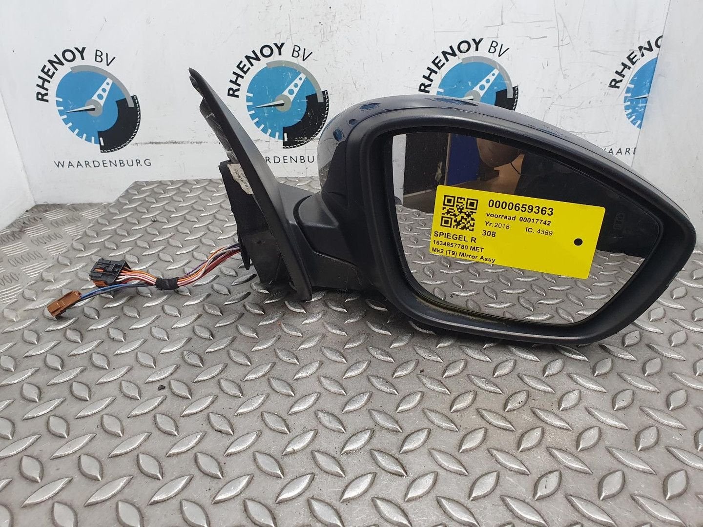 PEUGEOT 308 1.2 PureT.Blue L. Ex  SPIEGEL R 1634857780 2018, Enlèvement ou Envoi, Utilisé, ARN reconnu