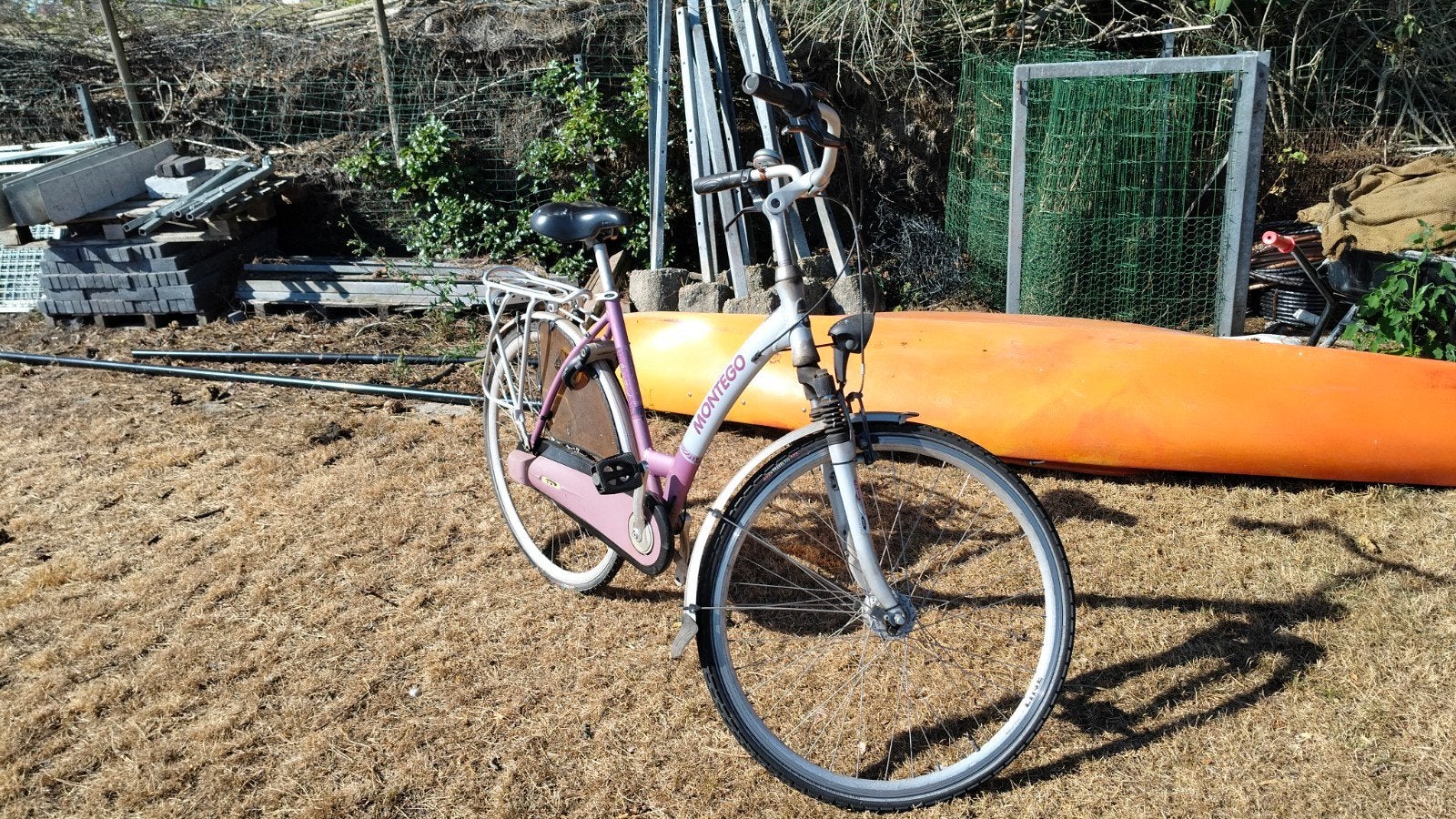 vrouwenfiets te koop, Ophalen