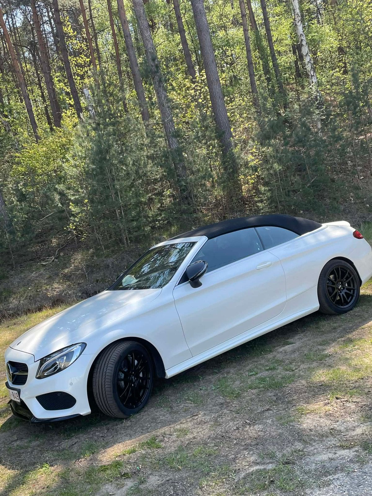 Mercedes C cabriolet 250D AMG-line (kleur:Diamantwit Bright), Auto's, Mercedes-Benz, Particulier, C-Klasse, ABS, Achteruitrijcamera