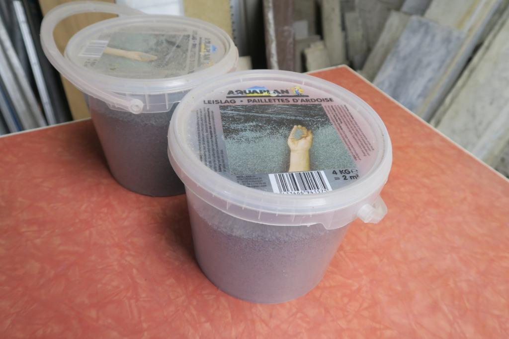 Paillettes d'ardoises pour étanchéité de toiture plate, Bricolage & Construction, Enlèvement, Neuf, Autres matériaux