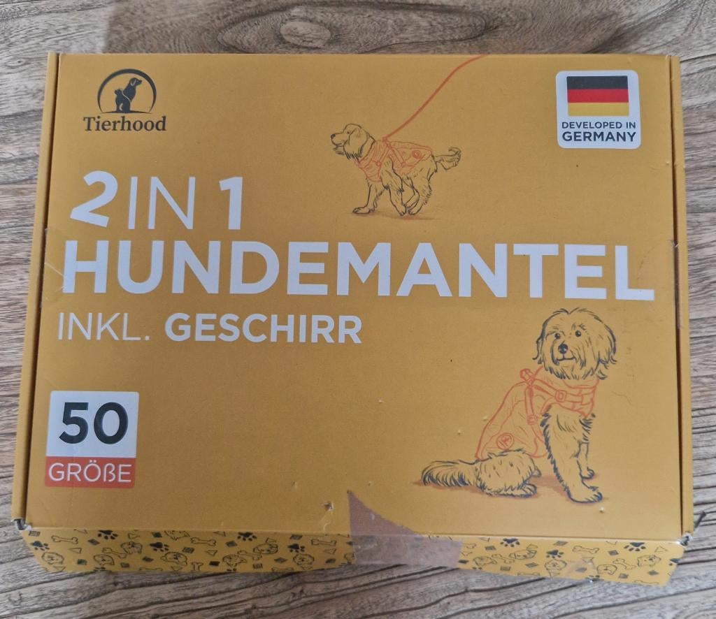Honden mantel 2 in 1, blauwe kleur, Dieren en Toebehoren, Ophalen, Nieuw