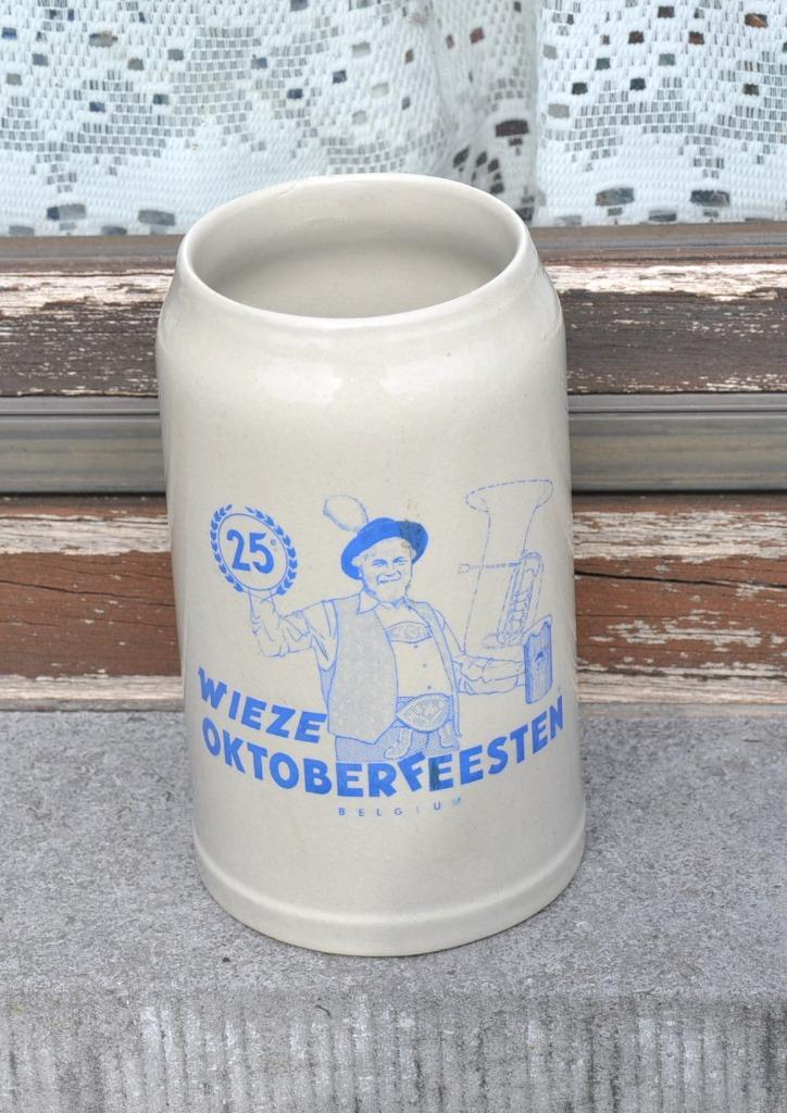 chope 25eme fete de la biere wieze, Collections, Enlèvement ou Envoi, Utilisé, Chope(s), Autres marques