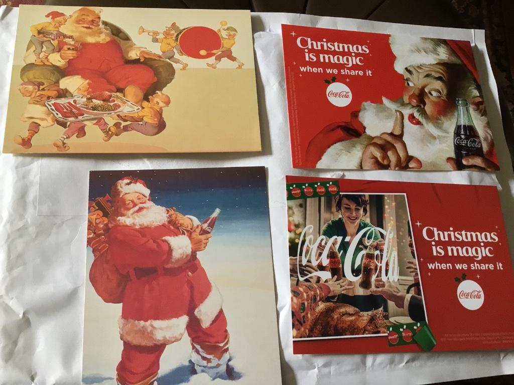Cartes de Noël et cartes postales Coca-Cola, Collections, Cartes postales | Étranger, Enlèvement ou Envoi