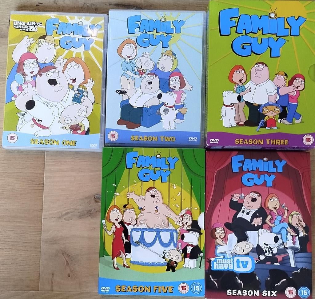 Family Guy season 1-2-3-5-6, Cd's en Dvd's, Ophalen of Verzenden