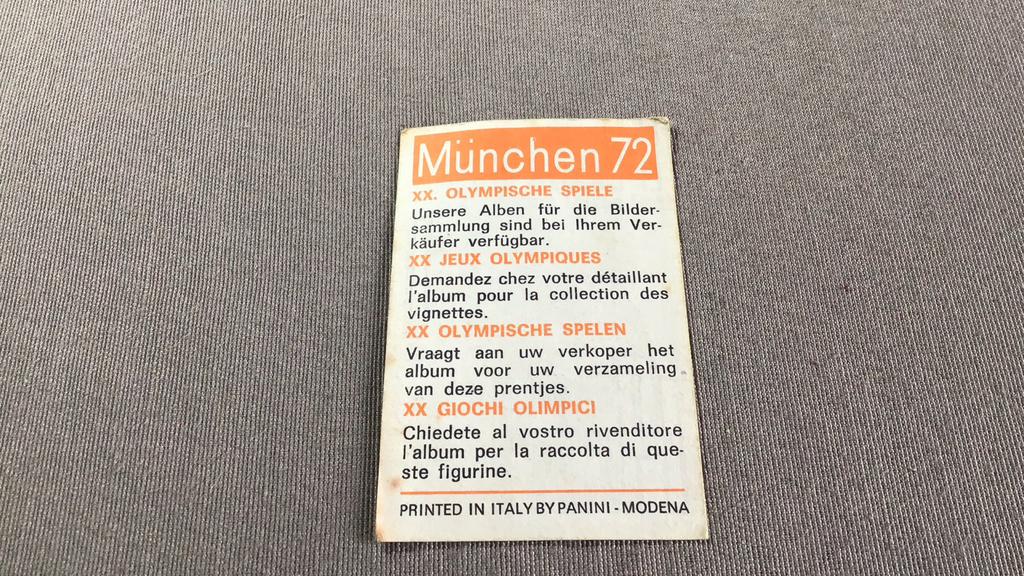 Panini munchen 72(d5b), Verzamelen, Ophalen of Verzenden, Zo goed als nieuw, Sport