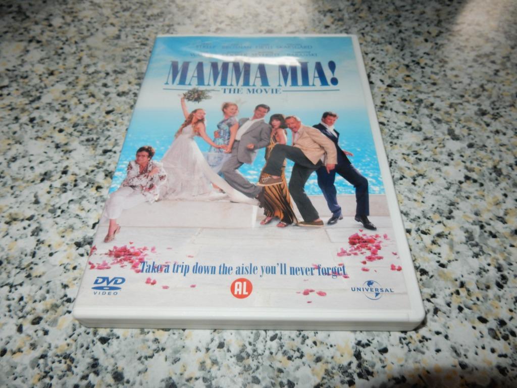 nr.2116	- Dvd: mamma mia - komedie, Alle leeftijden, Ophalen of Verzenden, Zo goed als nieuw, Romantische komedie