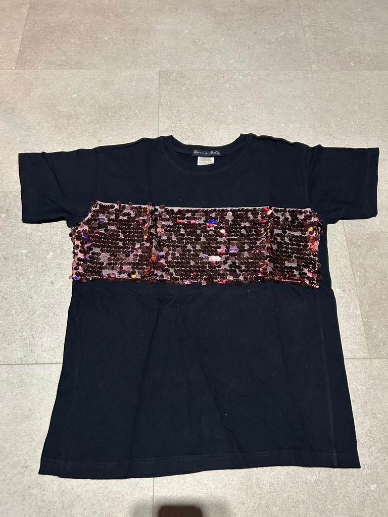 T shirt Lewis & Melly Dames, Blauw, Ophalen of Verzenden, Zo goed als nieuw, Korte mouw