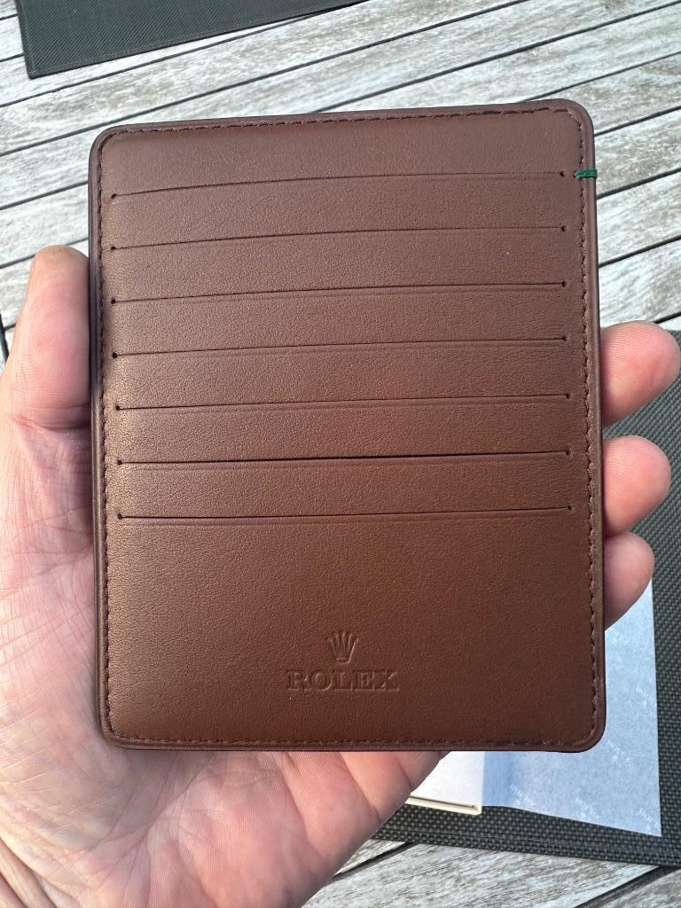 Rolex kaarthouder, Neuf, Autres marques, Cuir, Brun