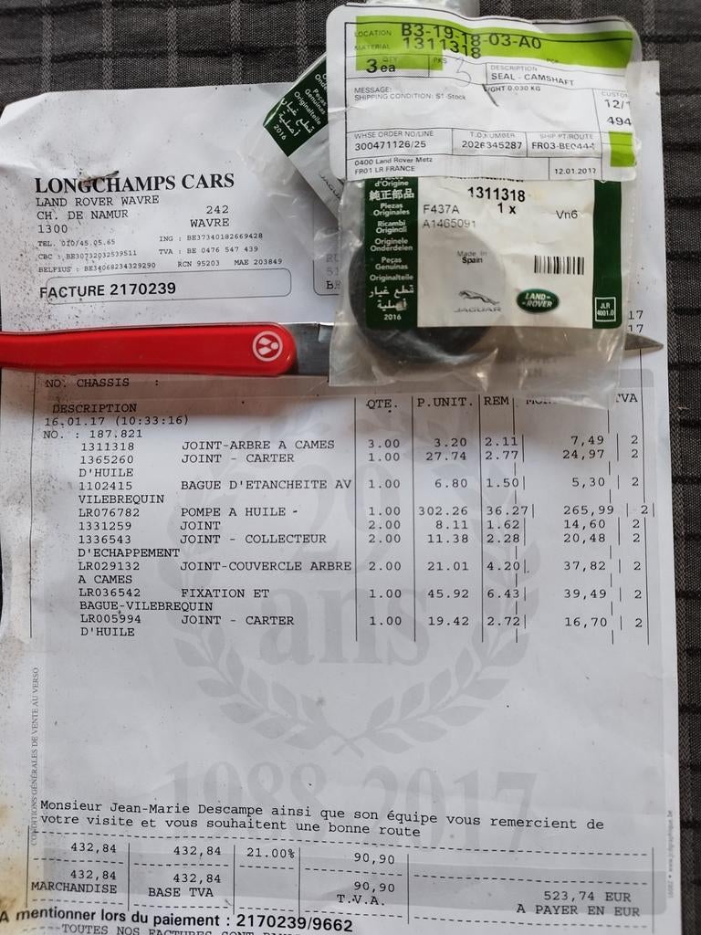 Range Rover Sport 2.7cc NIEUWE ONDERDELEN!!, Ophalen, Nieuw