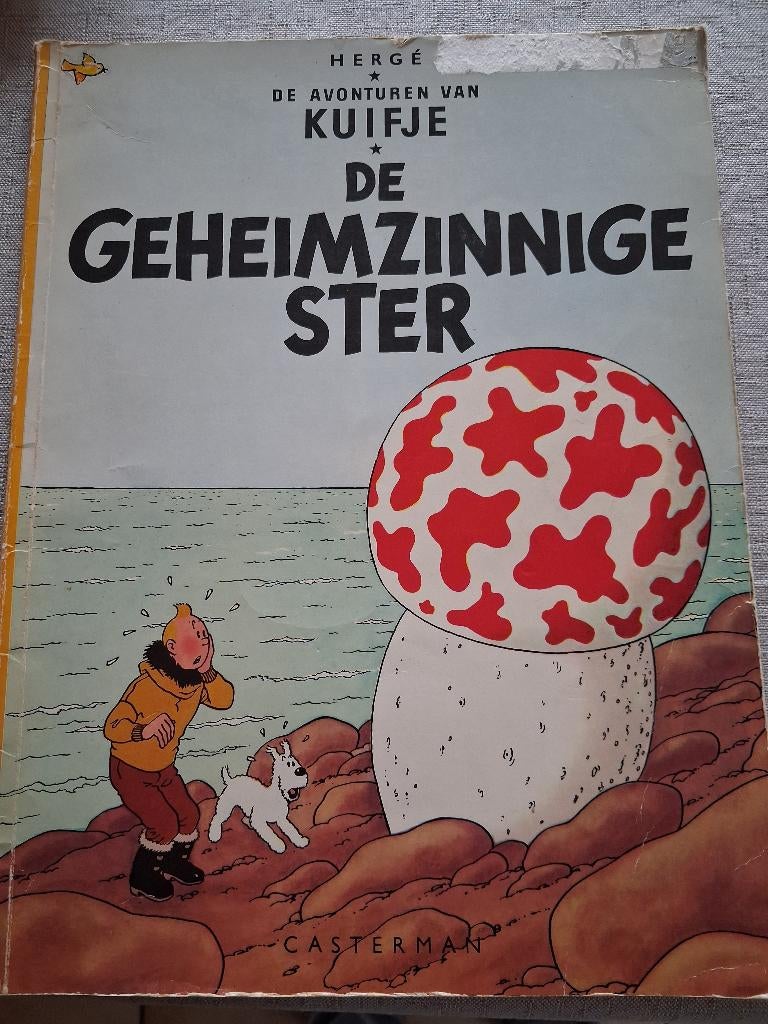 De Geheimzinnige Ster - De avonturen van Kuifje - Hergé, Gelezen, Eén stripboek, Ophalen of Verzenden, Hergé