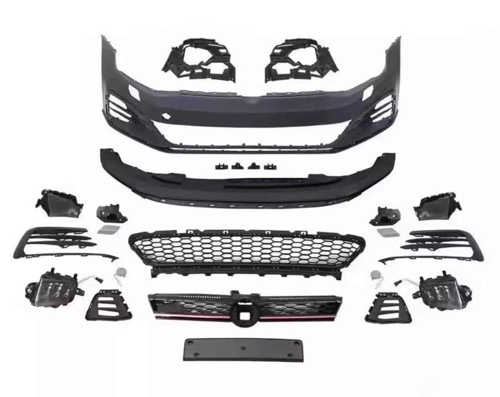 VW Golf 7.5 Voorbumper GTI Look Compleet, Ophalen of Verzenden