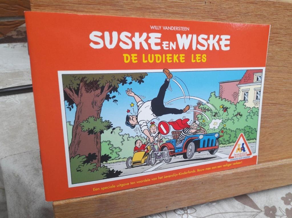 suske en wiske reclame uitgave ‘’de ludieke les’, Verzenden, Willy Vandersteen, Eén stripboek, Nieuw