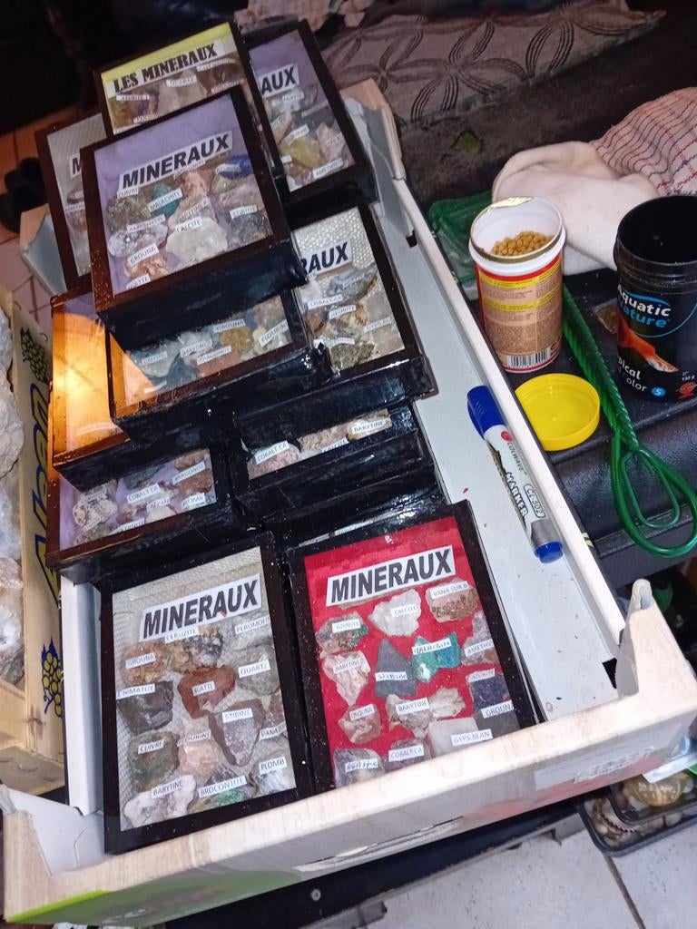 Verzamelbox voor mineralen, Verzamelen, Ophalen
