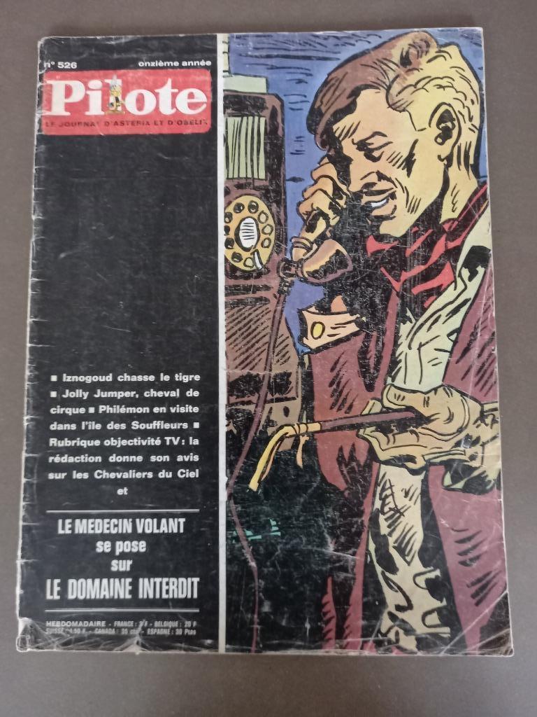 Magazine hebdomadaire Pilote, Enlèvement, 1960 à 1980, Journal ou Magazine
