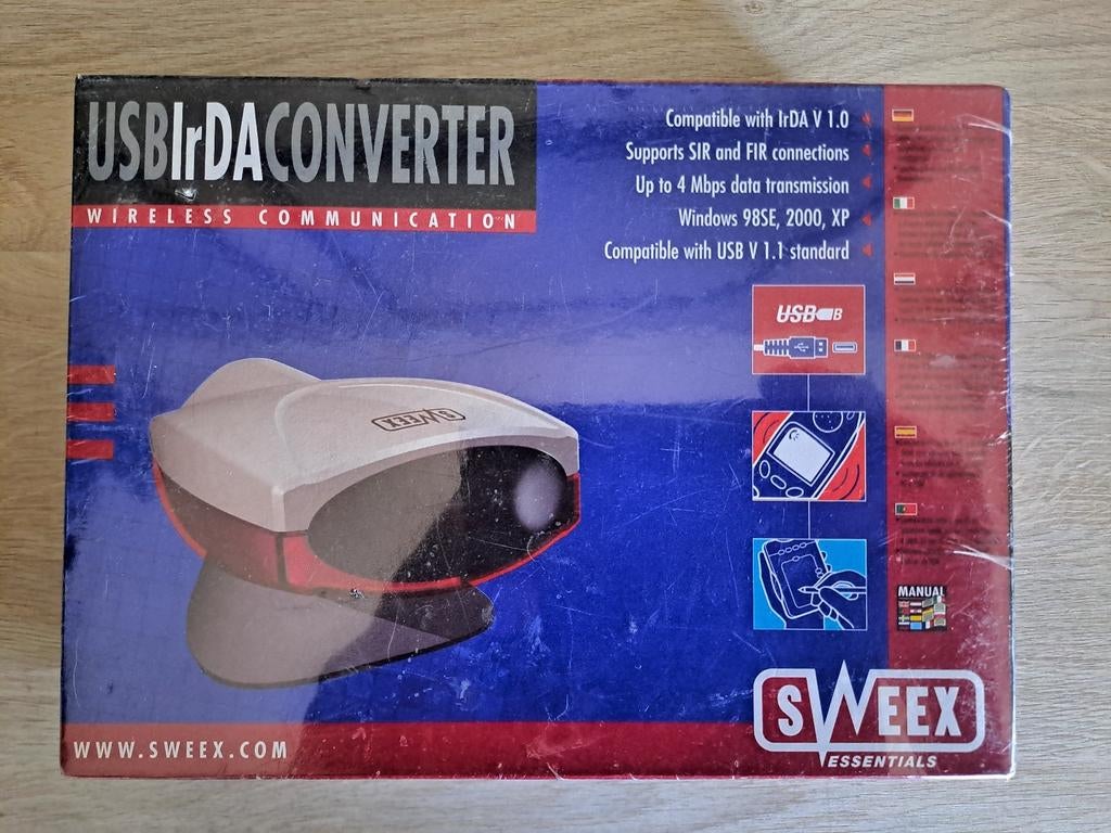 Sweex Essentials USB IrDA-converter, Ophalen, Nieuw