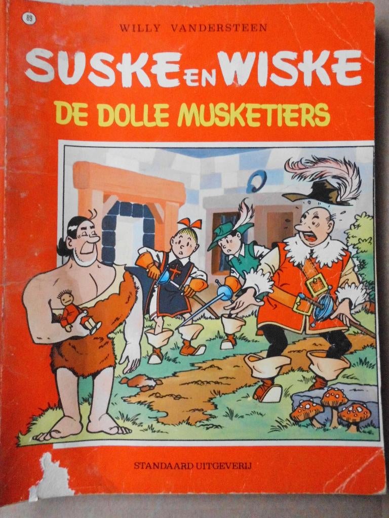 Suske en Wiske - De dolle Musketiers, Boeken, Gelezen, Willy Vandersteen, Eén stripboek, Ophalen of Verzenden