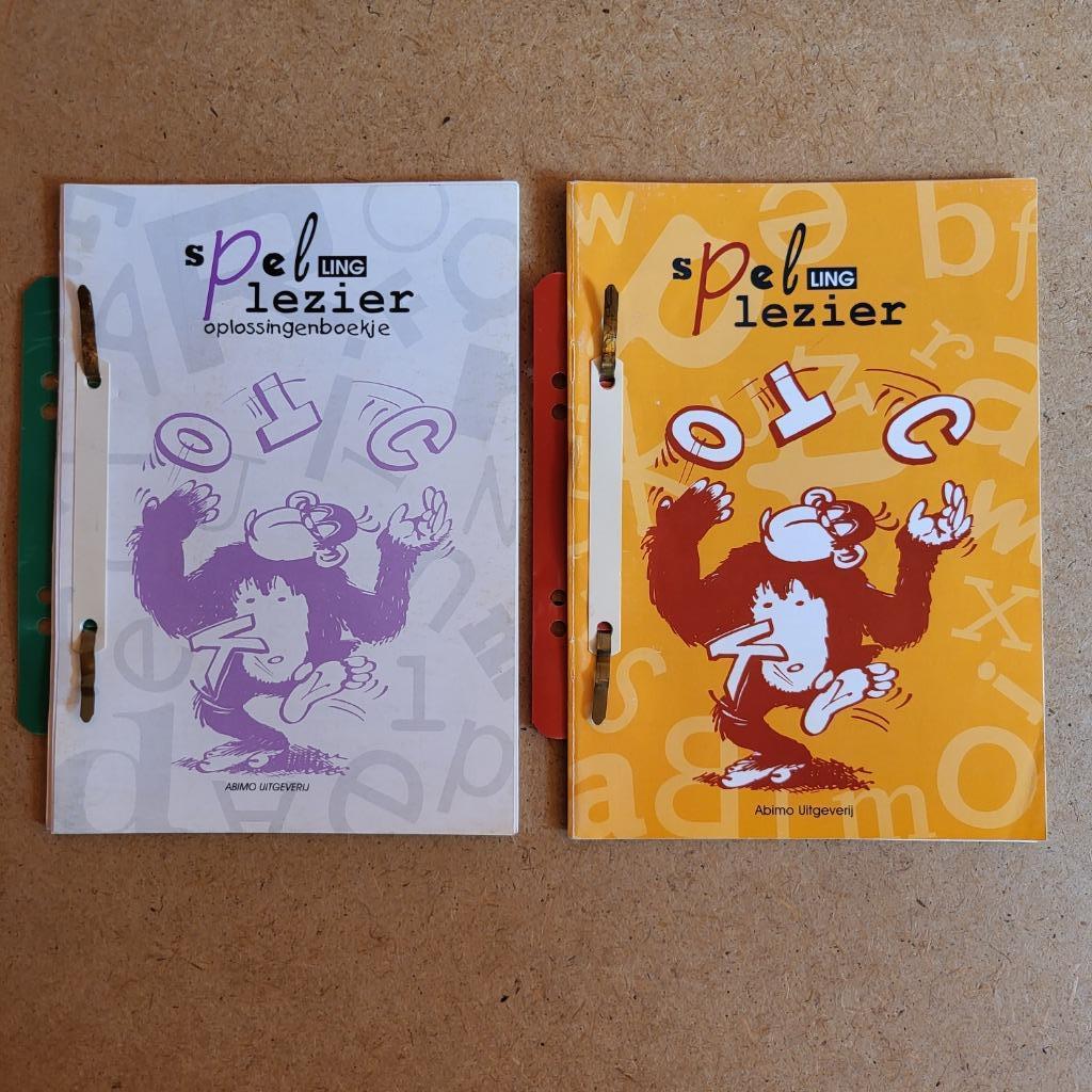 Spellingplezier + oplossingen, Boeken, Schoolboeken, Ophalen of Verzenden, Zo goed als nieuw, Nederlands