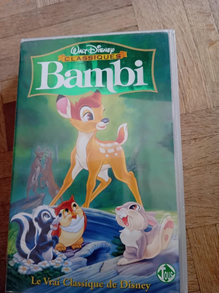 Cassette vhs bambi, Ophalen of Verzenden