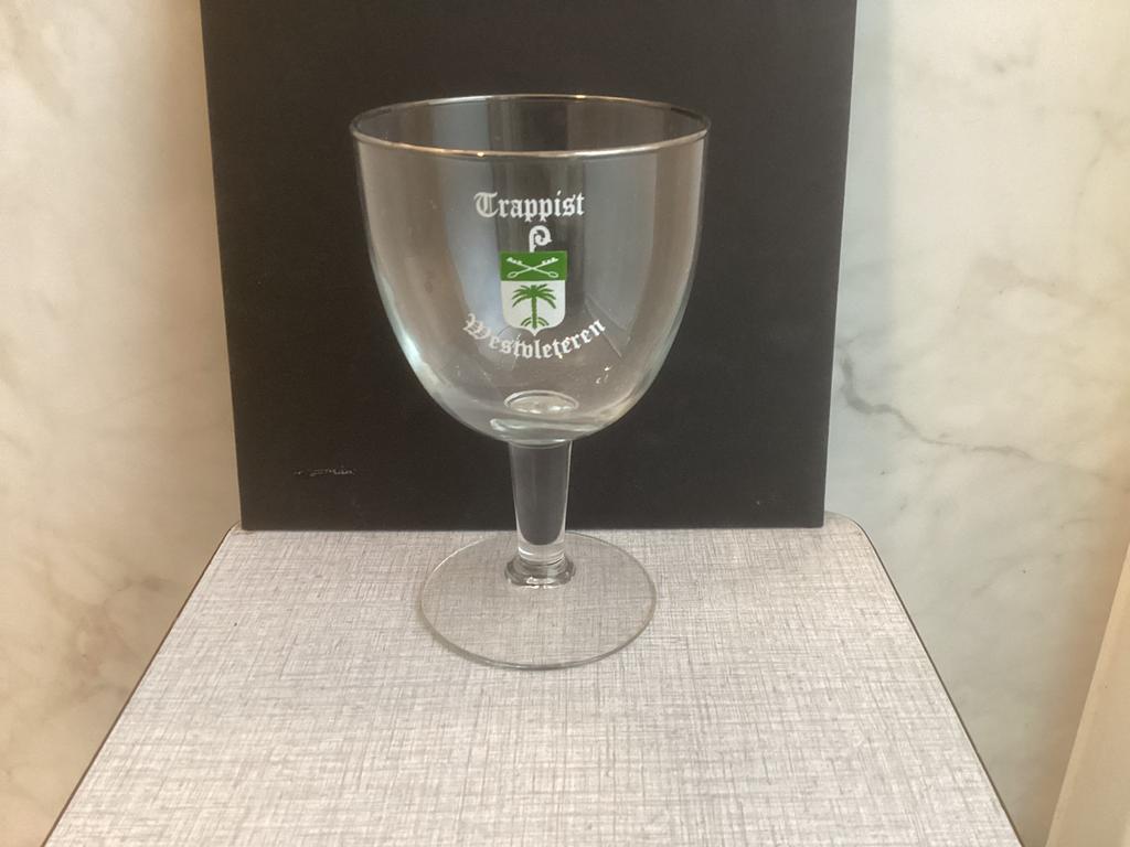 Oud glas trappist Westvleteren., Verzamelen, Ophalen of Verzenden, Zo goed als nieuw