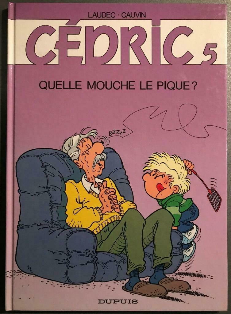 B.D. Cédric N°5 : Quelle mouche le pique?  1992 -, Eén stripboek, Ophalen of Verzenden, Gelezen, Laudec et Cauvin