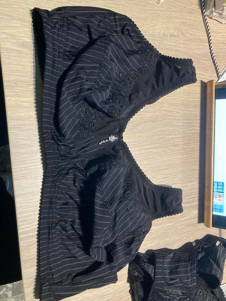 Soutien-gorge comfort sans armature Ulla Popken, 110/C, noir, Enlèvement ou Envoi, Noir, Soutien-gorge
