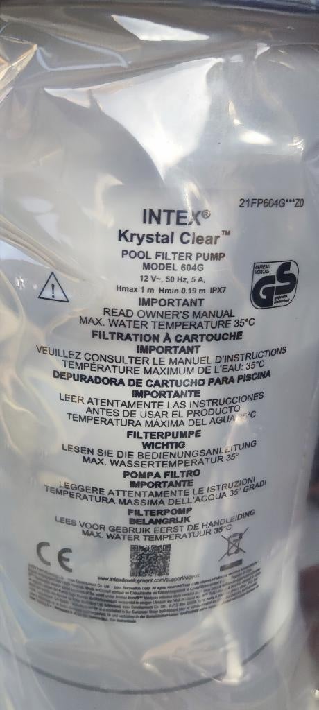 Filter Intex, Ophalen of Verzenden, Nieuw, Filter