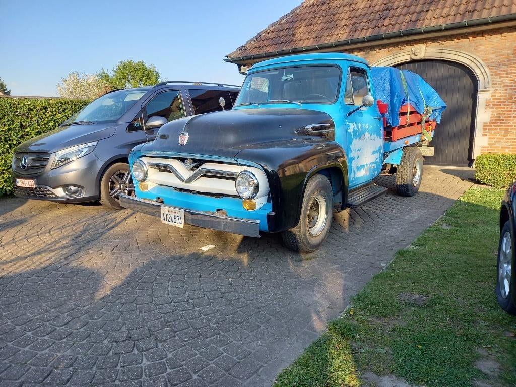 Ford F250 1955, Auto's, Automaat, 8 cilinders, F-250, Leder