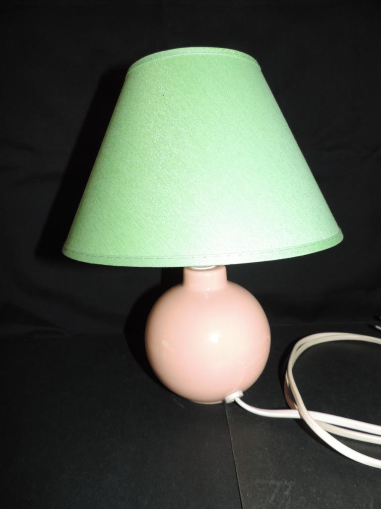 Bedlampje, NIEUW, groene lampenkap, nachtlampje of puntgelez, Rond, Nieuw, Ophalen of Verzenden, Classique